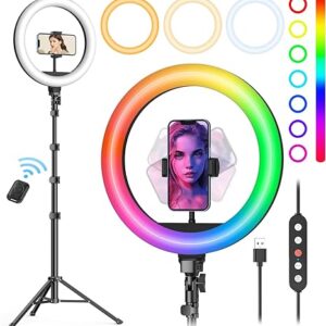 selfie ringlight with tripod stand